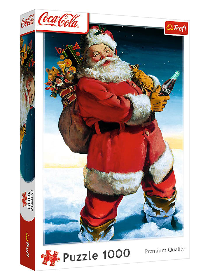 Trefl 1.000-częściowe puzzle "Santa Claus with Coca Cola" - 12+ rozmiar: onesize