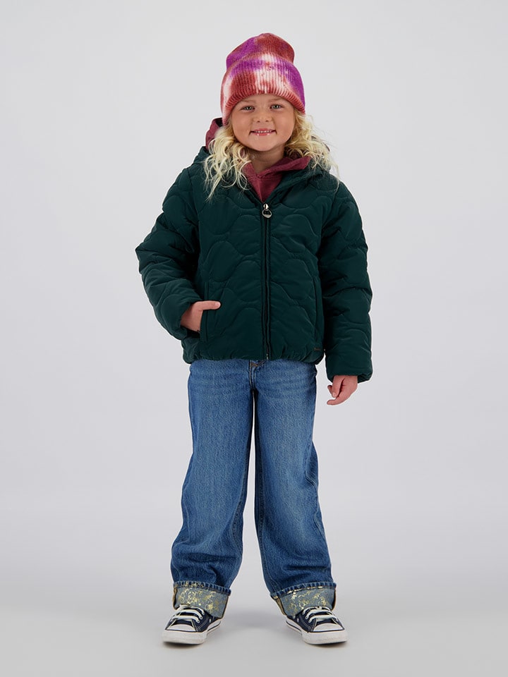 Vingino Kurtka pikowana "Tanije" w kolorze turkusowym rozmiar: 110