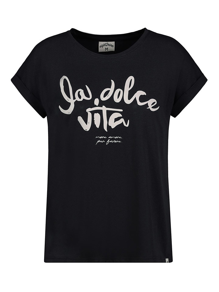 Eight2Nine Koszulka w kolorze czarnym rozmiar: XS