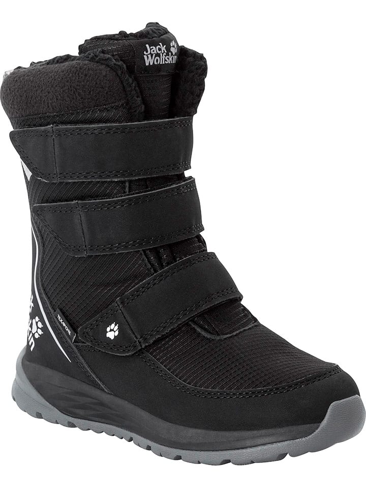 Jack Wolfskin Botki zimowe "Polar" w kolorze czarnym rozmiar: 34