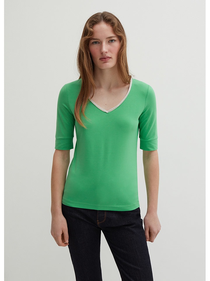 STEFANEL Koszulka w kolorze zielonym rozmiar: XS