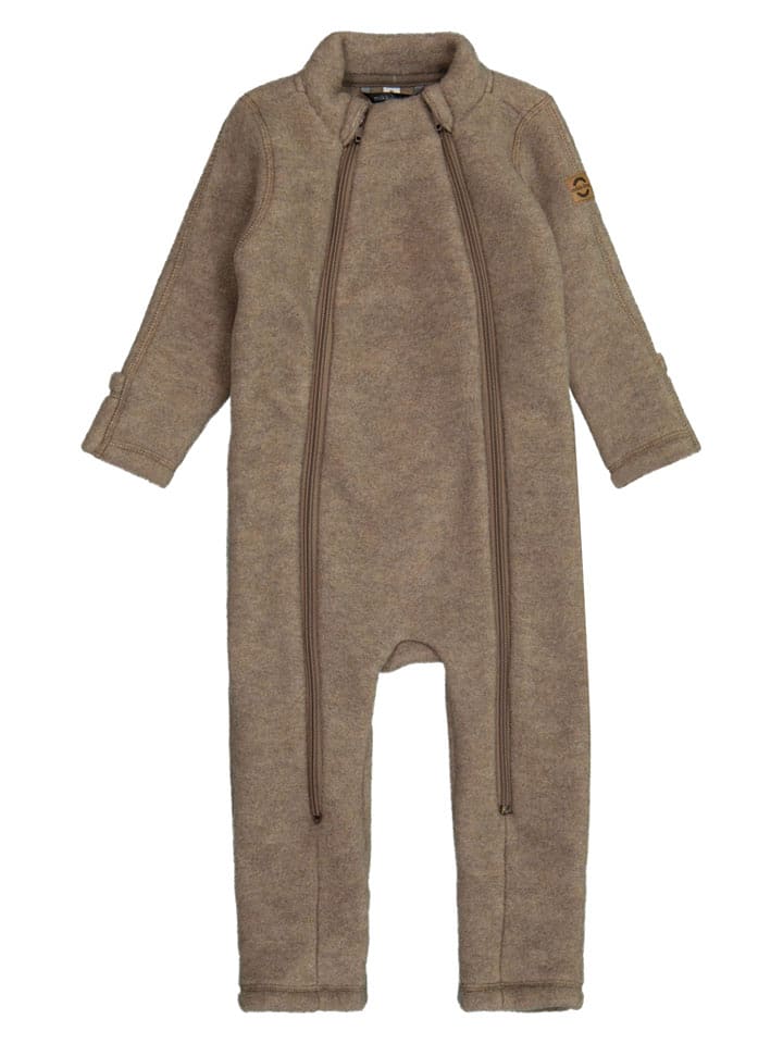 mikk-line Wełniany kombinezon w kolorze jasnobrązowym rozmiar: 104