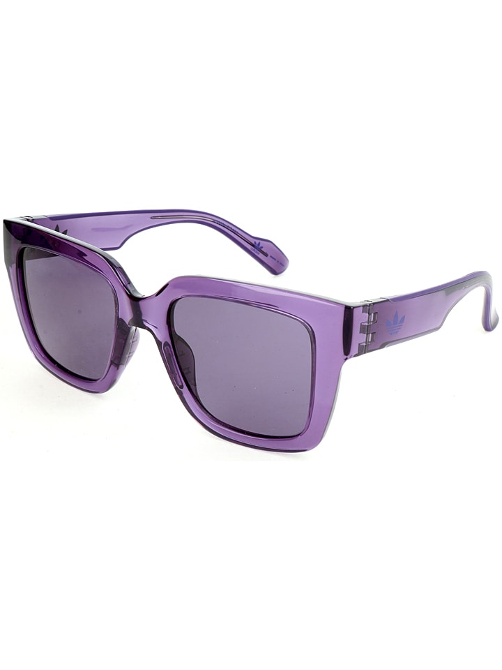 adidas Damskie okulary przeciwsłoneczne w kolorze fioletowym rozmiar: 51