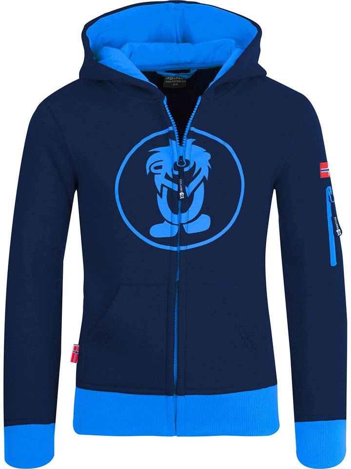 Trollkids Bluza "Sortland" w kolorze granatowym rozmiar: 152