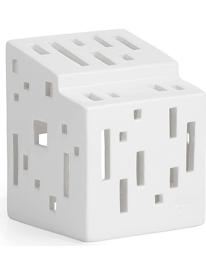 Kähler Świecznik "Urbania Functio" w kolorze białym - 7 x 9 x 7 cm rozmiar: onesize