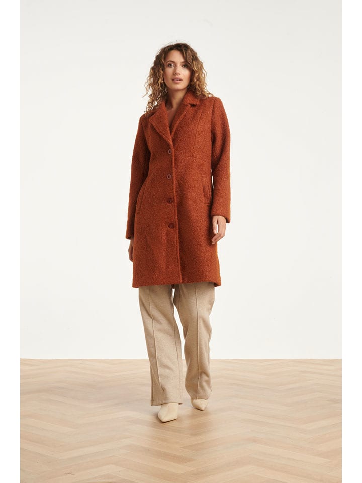 Smashed Lemon Płaszcz przejściowy w kolorze jasnobrązowym rozmiar: XXL