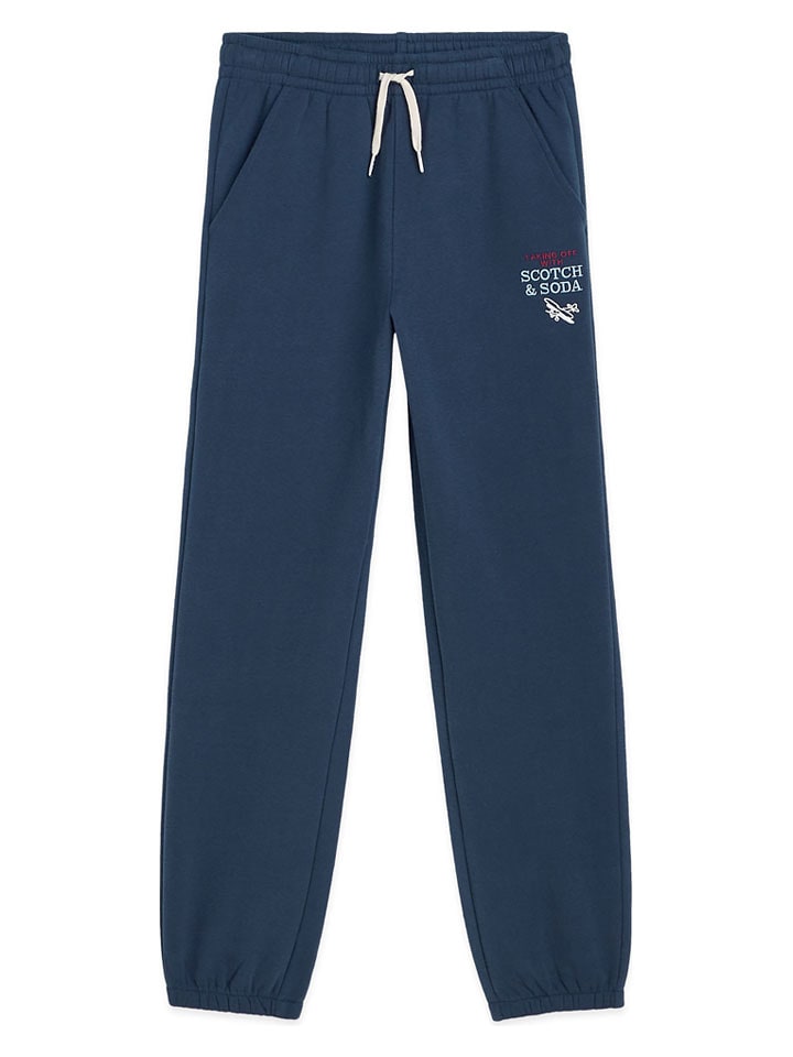 Scotch & Soda Spodnie dresowe w kolorze niebieskim rozmiar: 146-158