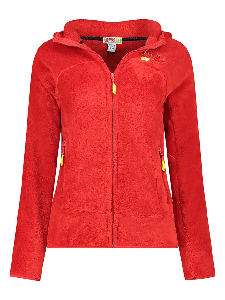 Canadian Peak Kurtka polarowa "Upaloodeak" w kolorze czerwonym rozmiar: L