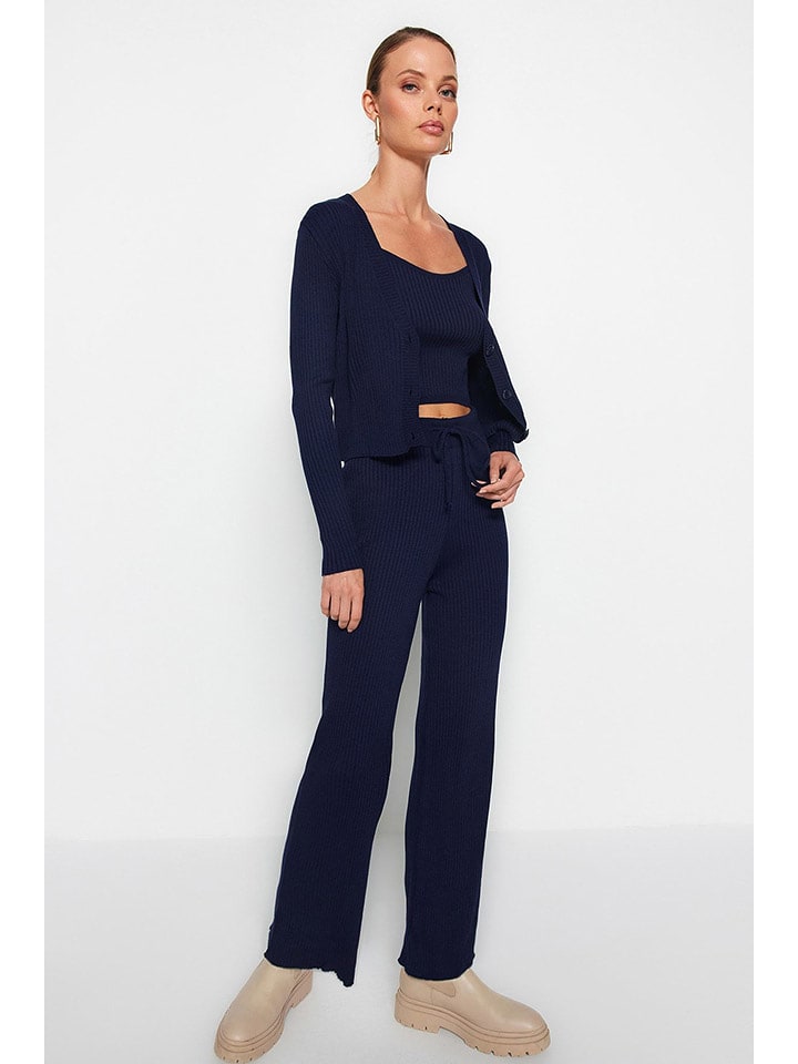 trendyol 3-częściowy zestaw w kolorze granatowym rozmiar: M