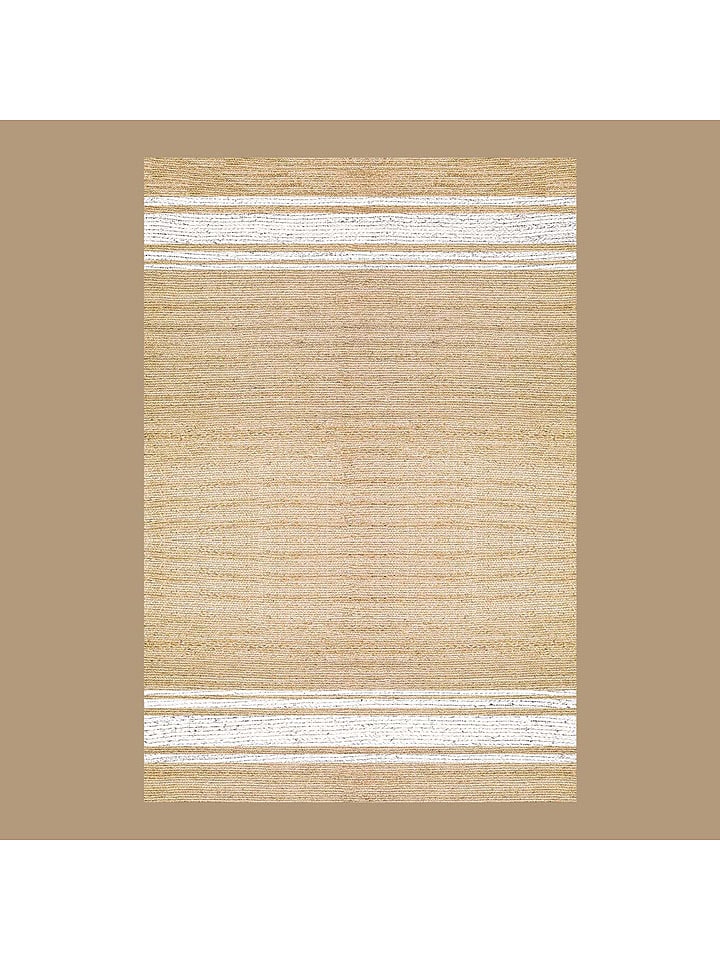 BELLA MAISON Dywan bawełniany "Sleek" w kolorze beżowym rozmiar: 80x150 cm