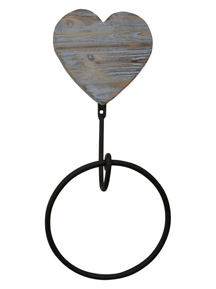 Anticline Wieszak w kolorze szaro-czarnym na ręczniki - wys. 37 cm rozmiar: onesize