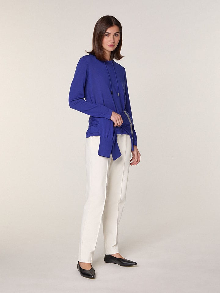 Rodier Wełniany sweter w kolorze niebieskim rozmiar: L