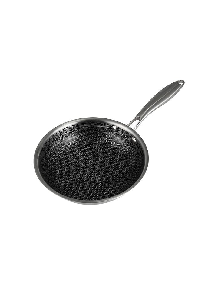 Laguiole Patelnia "Black Steel" w kolorze srebrnym - Ø 20 cm rozmiar: onesize