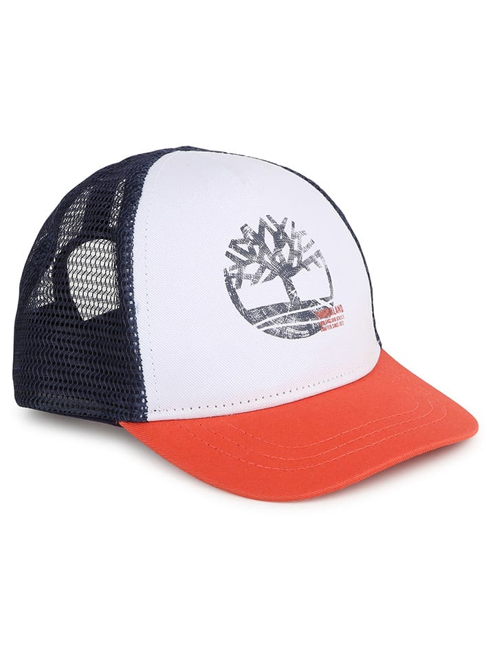 Timberland Czapka w kolorze biało-czerwono-czarnym rozmiar: 48 cm