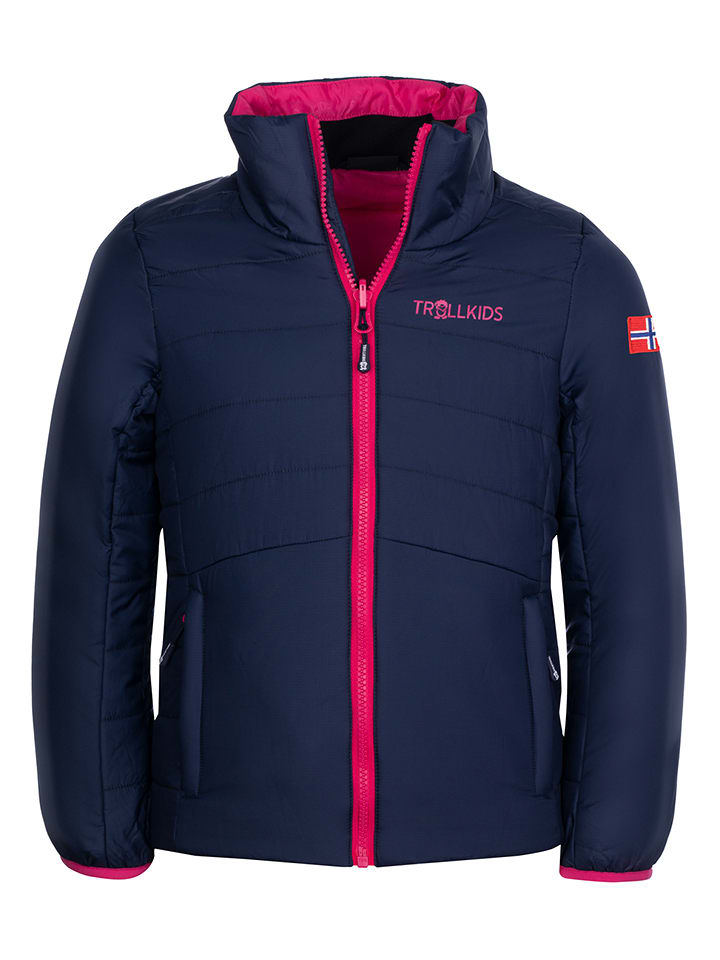 Trollkids Kurtka przejściowa "Skavangen" w kolorze granatowym rozmiar: 164