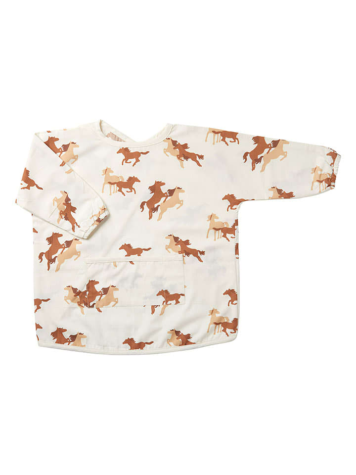 FABELAB Fartuszek "Wild at Heart" w kolorze białym do majsterkowania rozmiar: 104-116