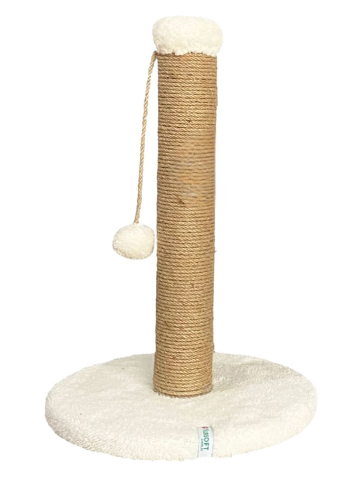 Paws&Whiskers Drapak w kolorze beżowym - wys. 52 x Ø 30 cm rozmiar: onesize