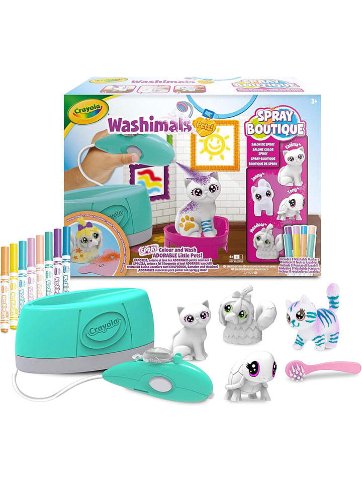 Crayola Zestaw kreatywny "Washimals Pet Spray Boutique" - 3+ rozmiar: onesize