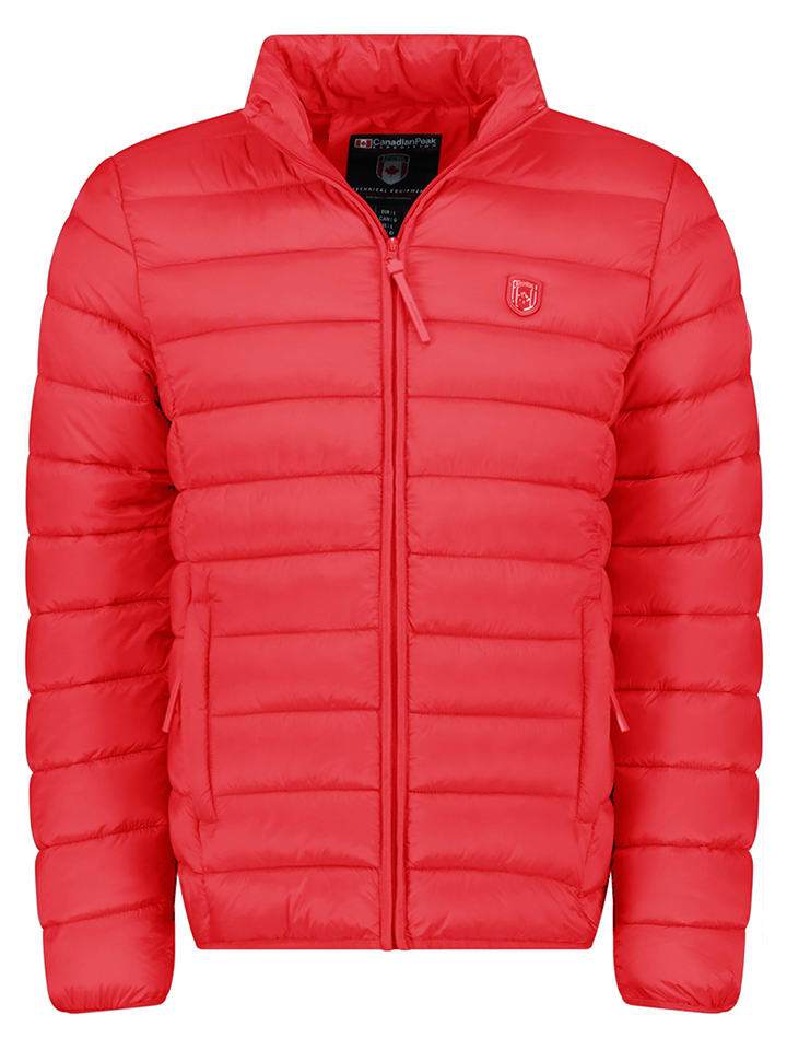 Canadian Peak Kurtka pikowana "Amitaleak" w kolorze czerwonym rozmiar: 3XL