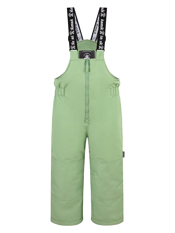 Kamik Spodnie narciarskie "Winkie" w kolorze zielonym rozmiar: 122