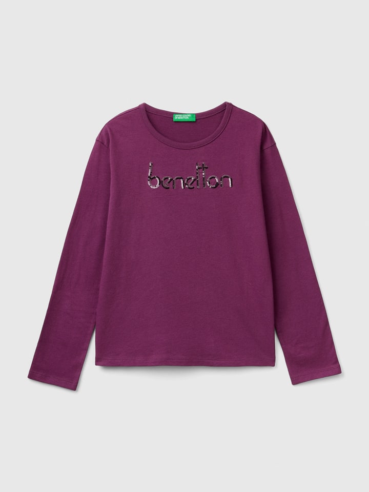 Benetton Koszulka w kolorze fioletowym rozmiar: 150