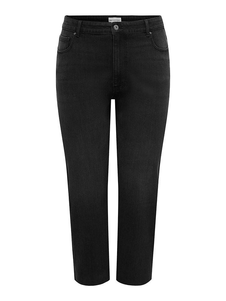 ONLY Carmakoma Rybaczki dżinsowe - Regular fit - w kolorze czarnym rozmiar: W54/L32
