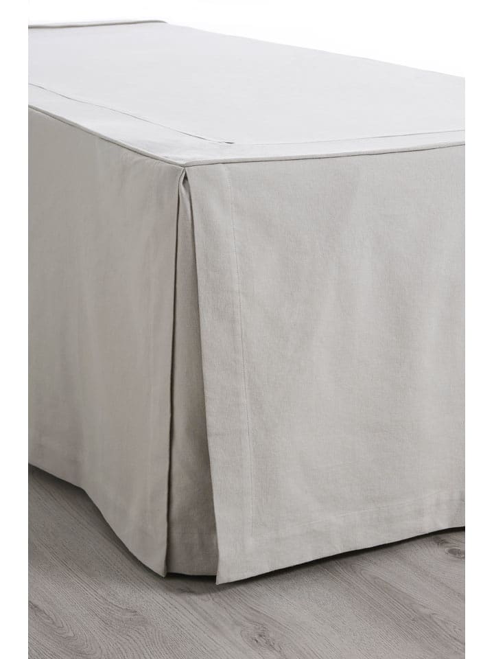 Ellos Home Falbana "Shelby" w kolorze szarym na łóżko rozmiar: 90x200 cm