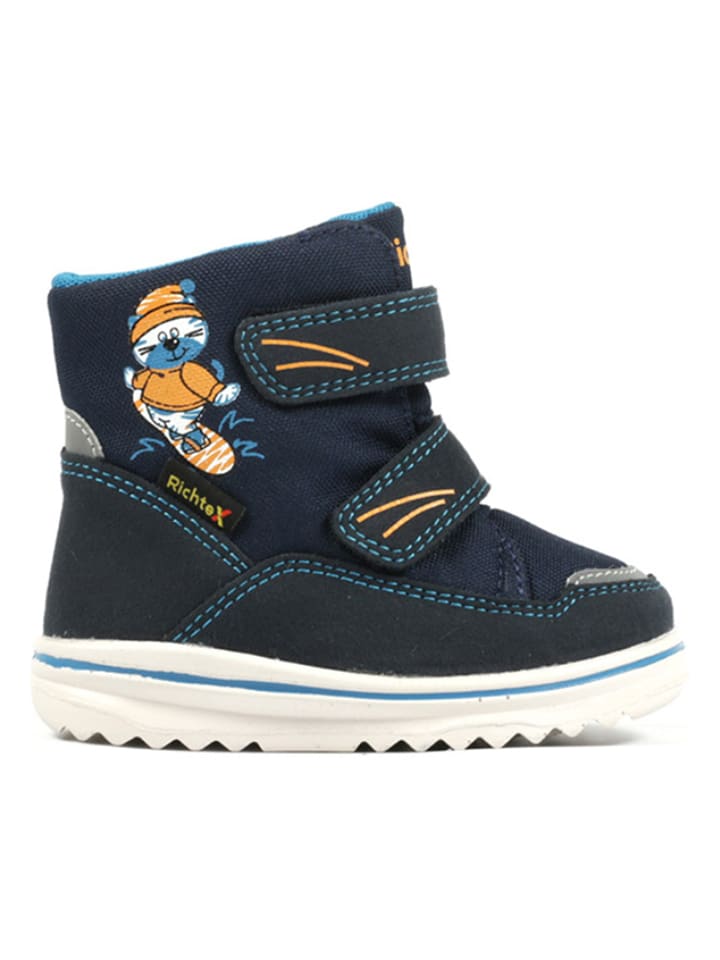 Richter Shoes Kozaki zimowe "Freestyle" w kolorze granatowym rozmiar: 27