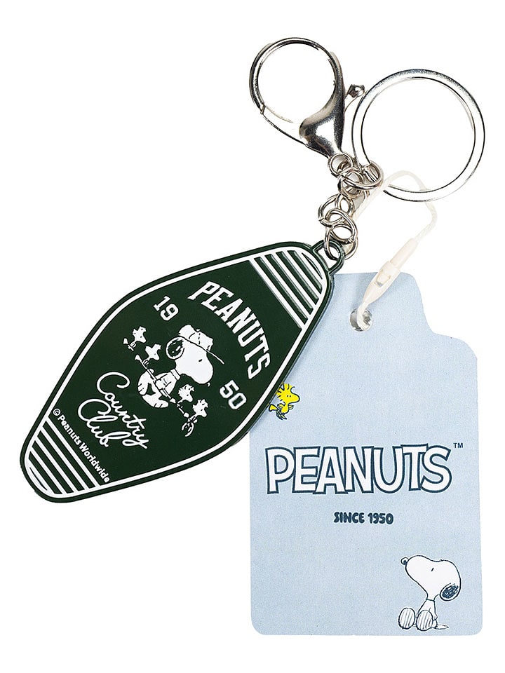 Snoopy Brelok "Snoopy - Country Club" w kolorze czarnym do kluczy rozmiar: onesize