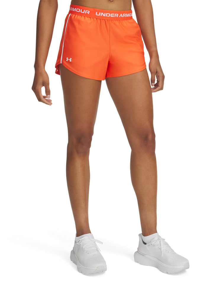 Under Armour Szorty sportowe w kolorze pomarańczowym rozmiar: S