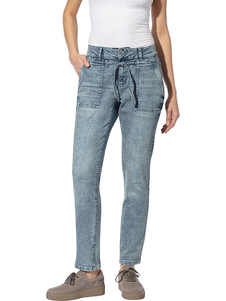 Heine Dżinsy w kolorze błękitnym rozmiar: 40