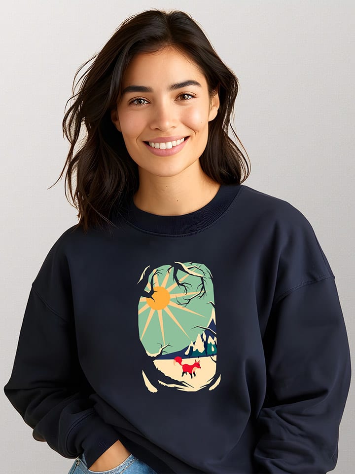 WOOOP Bluza w kolorze granatowym rozmiar: XL