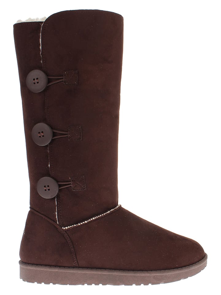 Blackfield Kozaki zimowe "Flocon" w kolorze ciemnobrązowym rozmiar: 37