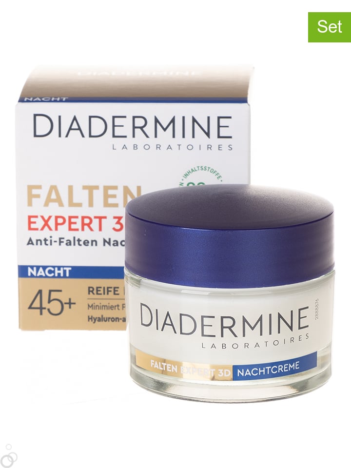 DIADERMINE Kremy na noc (3 szt.) "Expert Wrinkles" - po 50 ml rozmiar: onesize