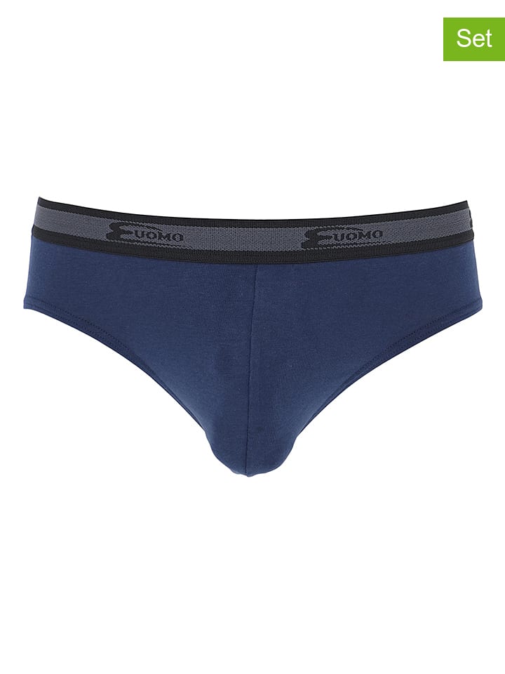 COTONELLA Slipy (2 pary) w kolorze granatowym rozmiar: XL