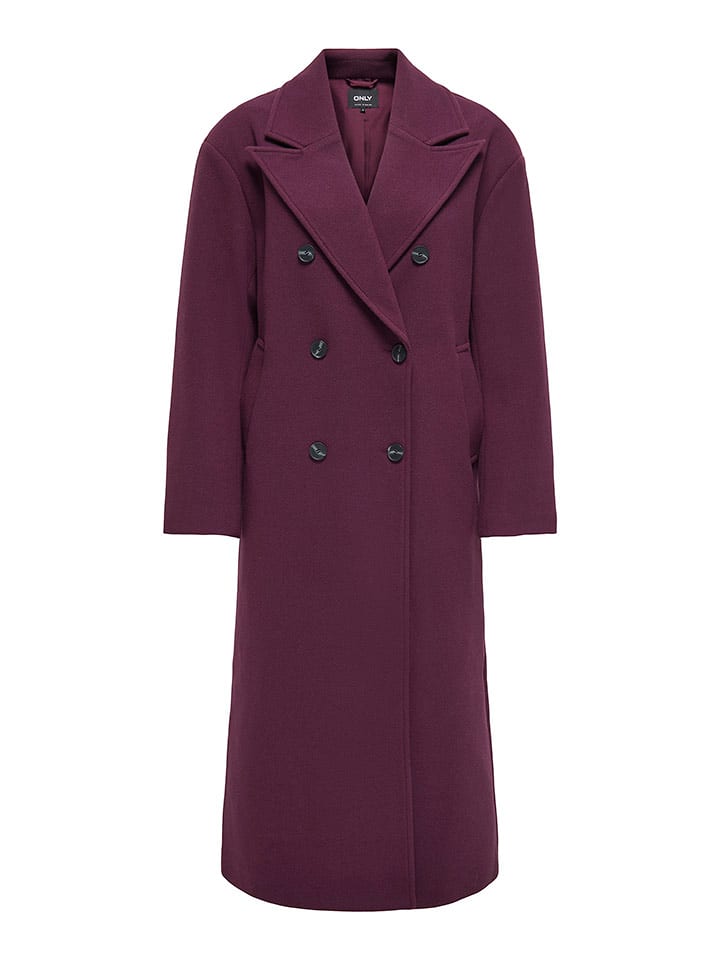 ONLY Płaszcz przejściowy w kolorze fioletowym rozmiar: XS