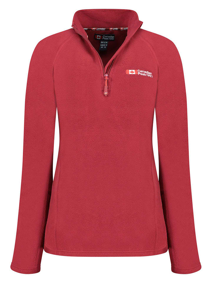 Canadian Peak Kurtka polarowa "Tugeak" w kolorze bordowym rozmiar: M