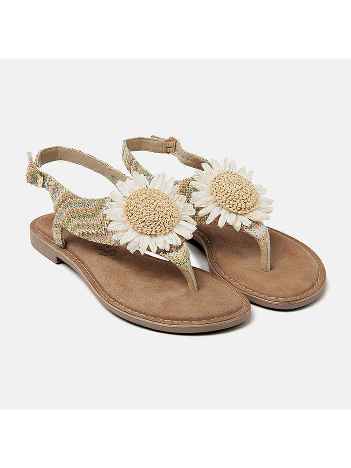 Lazamani Sandały w kolorze beżowym rozmiar: 36