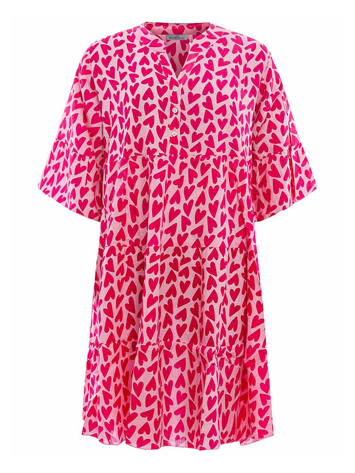 Zwillingsherz Sukienka w kolorze jasnoróżowo-różowym rozmiar: onesize