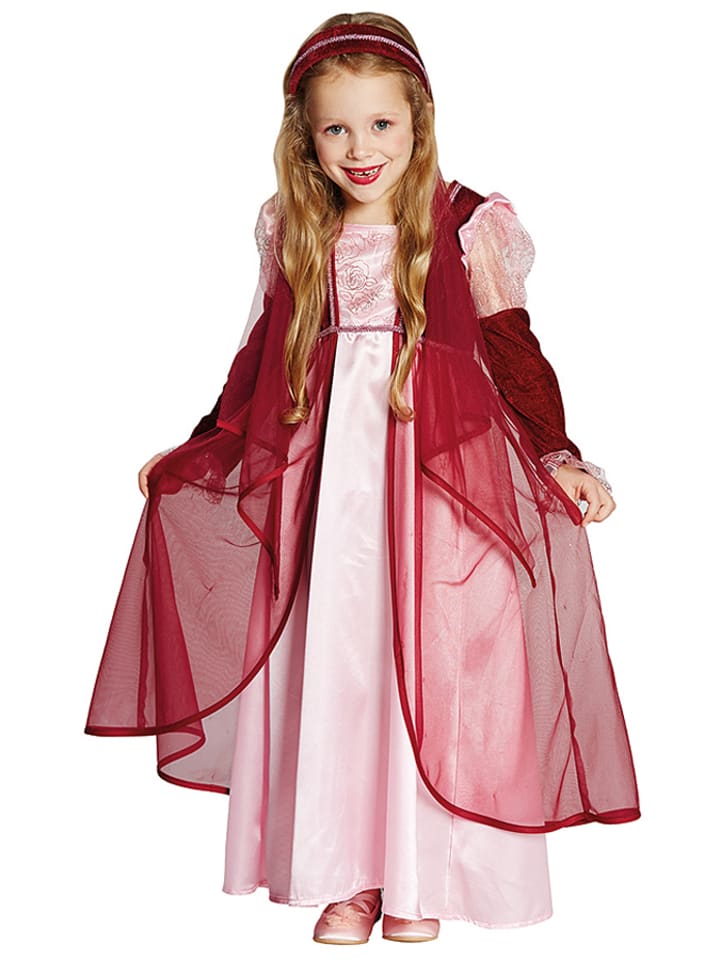 Rubie`s 2-częściowy kostium w kolorze czerwono-jasnoróżowym rozmiar: 152