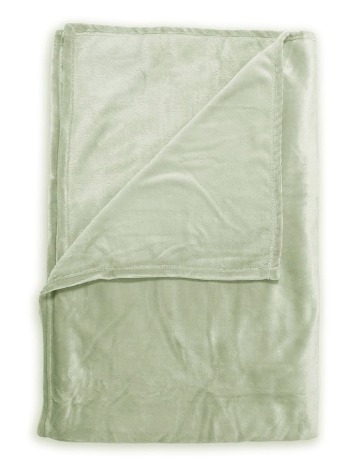 Zo!Home Pled "Cara" w kolorze zielonym rozmiar: 140x200 cm