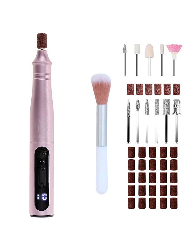 Adler Europe 11-częściowy zestaw "AD 2181" w kolorze jasnoróżowym do paznokci rozmiar: onesize