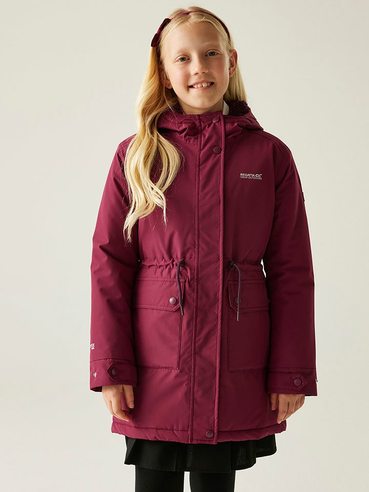 Regatta Płaszcz zimowy "Valenta" w kolorze różowym rozmiar: 128