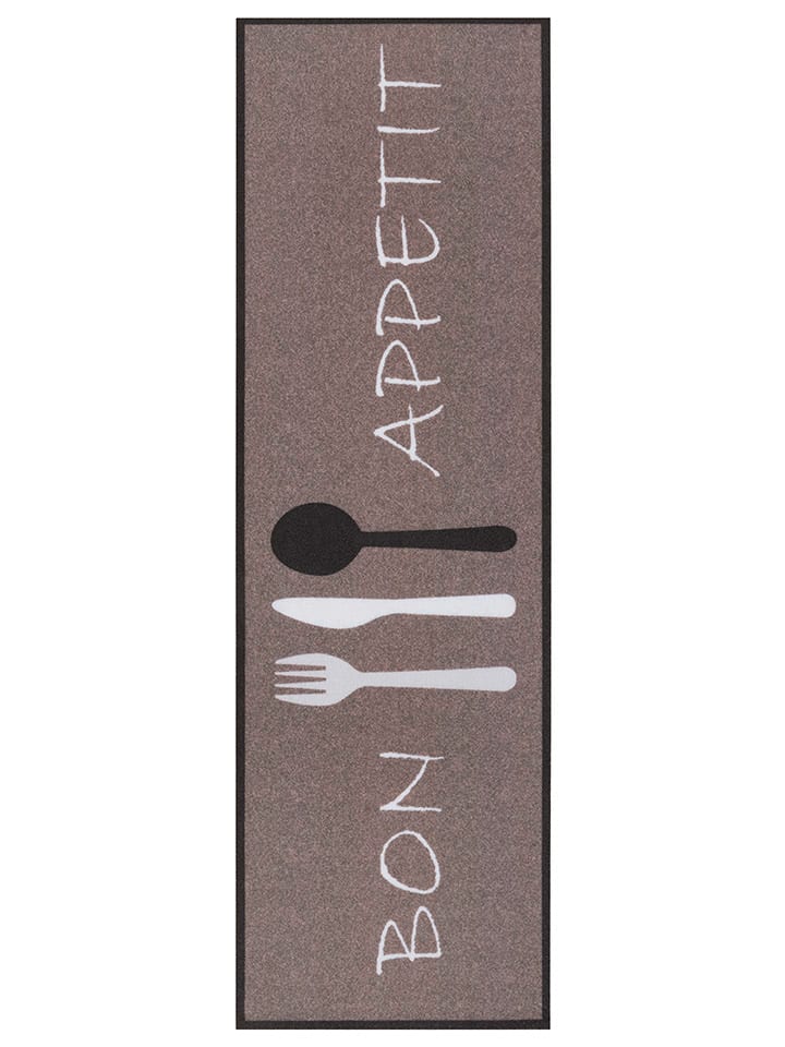 Hanse Home Chodnik kuchenny "Bon Appetit Cutlery" w kolorze jasnobrązowym rozmiar: 50x150 cm