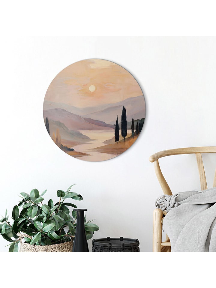 Orangewallz Druk artystyczny "Calm Layers" rozmiar: 50 cm