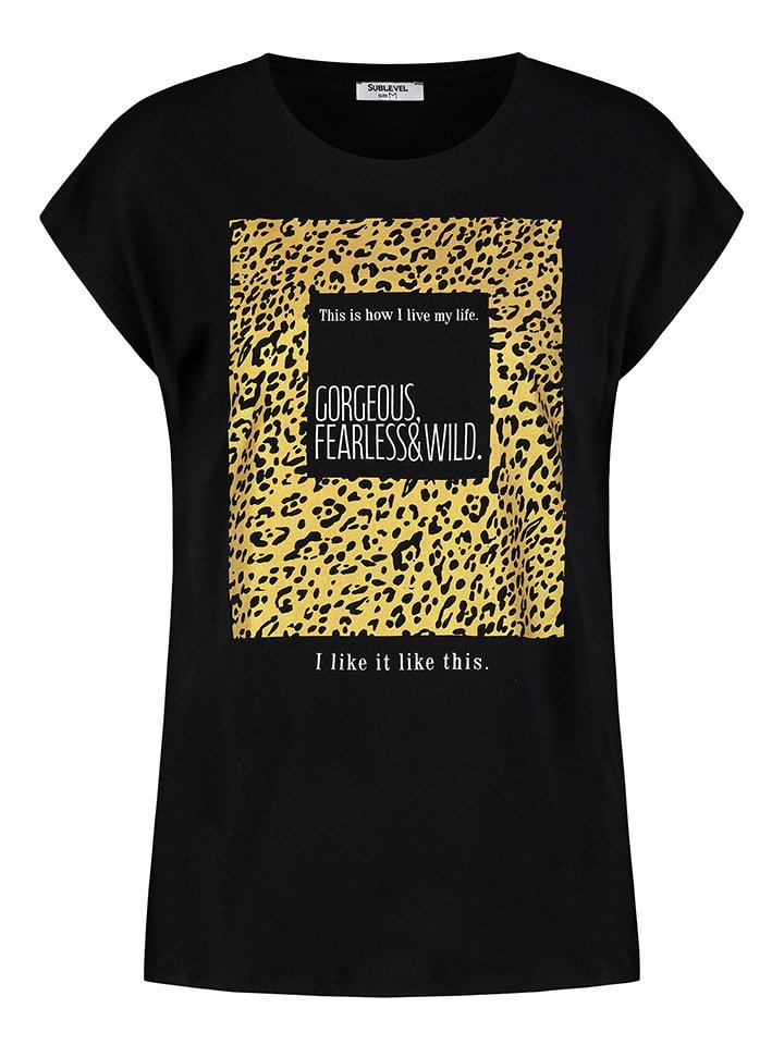 Sublevel Koszulka w kolorze czarnym rozmiar: XS