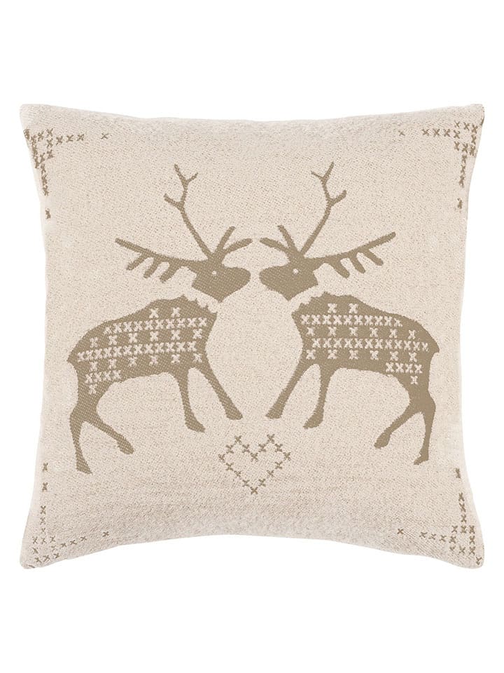 PAD Concept Poszewka "Kiss" w kolorze beżowym na poduszkę - 45 x 45 cm rozmiar: onesize