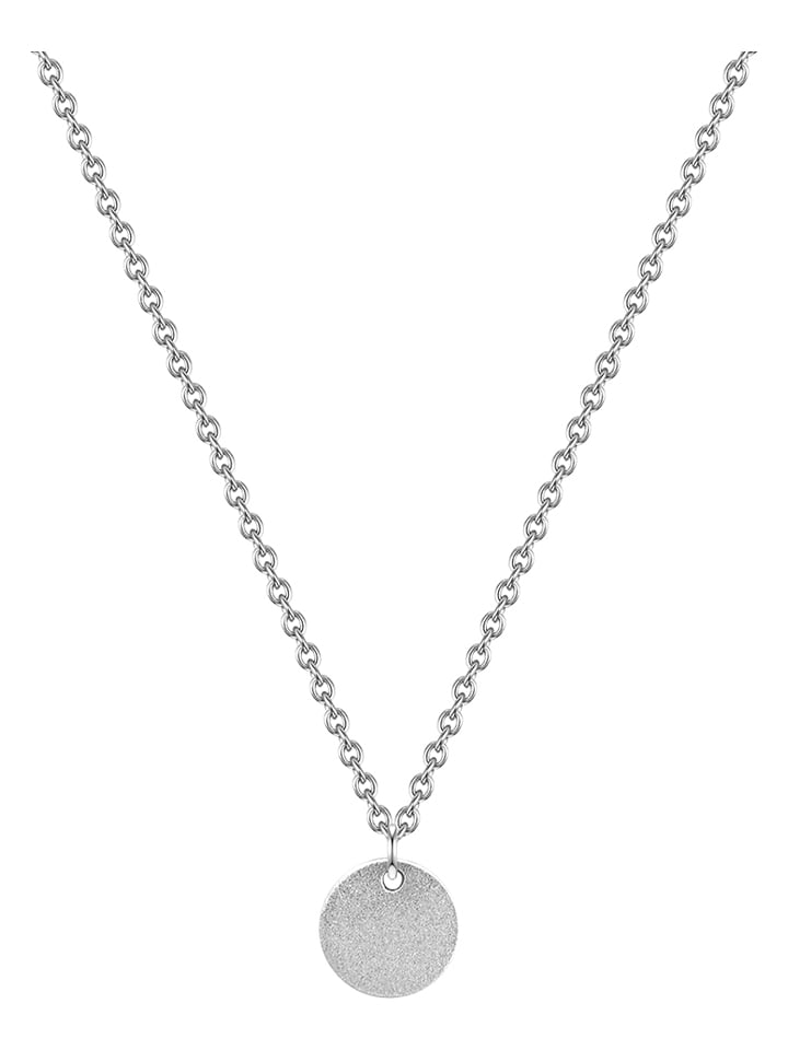 Glanzstücke München Srebrny naszyjnik z zawieszką - dł. 40 cm rozmiar: onesize