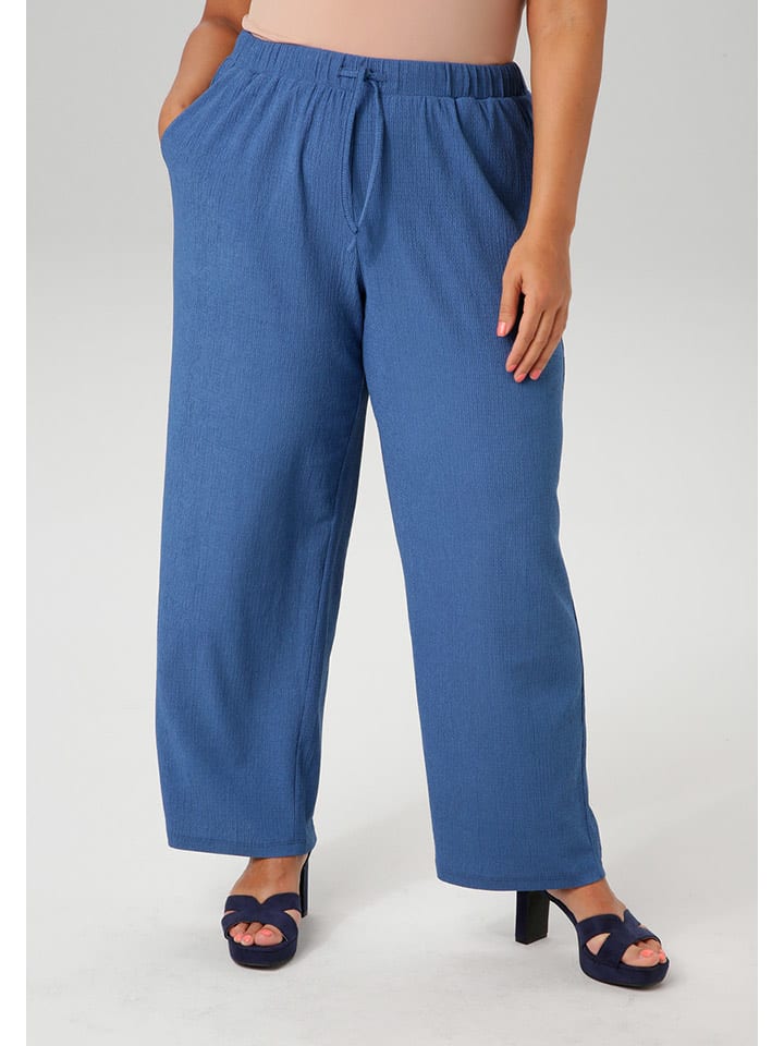 Aniston Spodnie w kolorze niebieskim rozmiar: 50