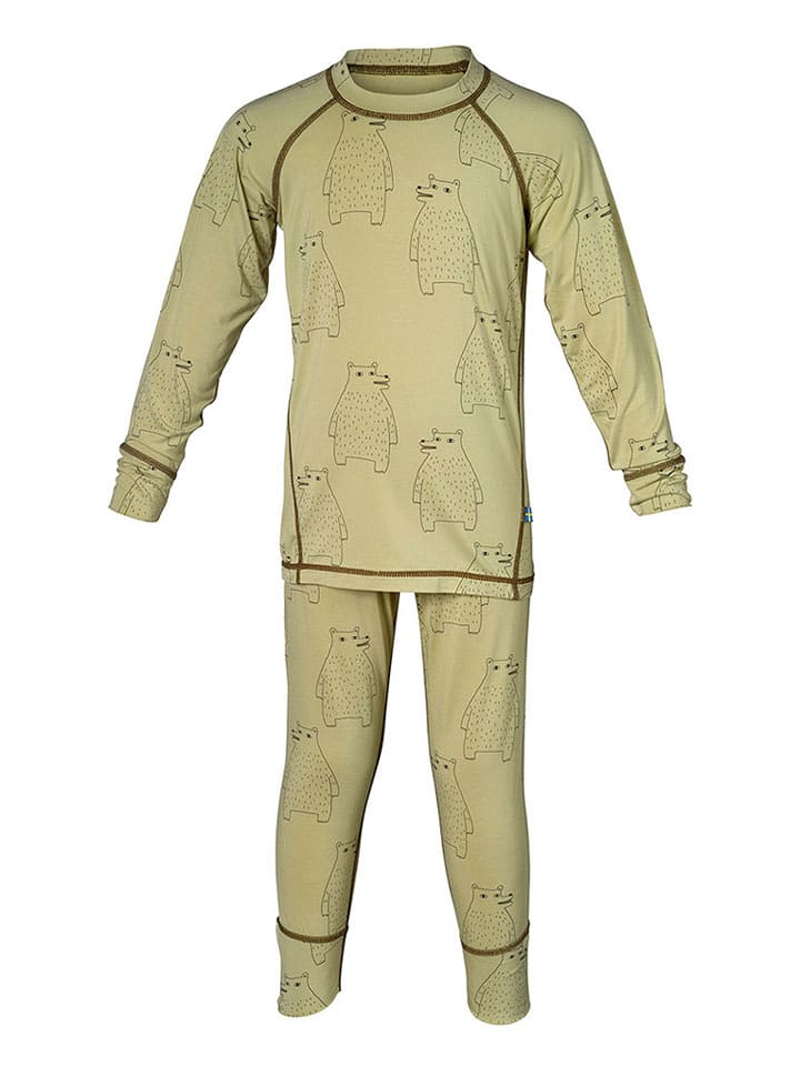 Isbjörn 2-częściowy zestaw funkcyjny "Polarbear" w kolorze zielonym rozmiar: 110/116